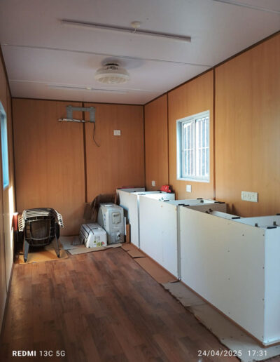 Office Cabin 20' x 8' inside view